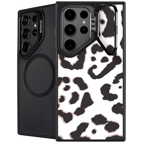 B&W Leopard Galaxy S25 Ultra Kickstand Case